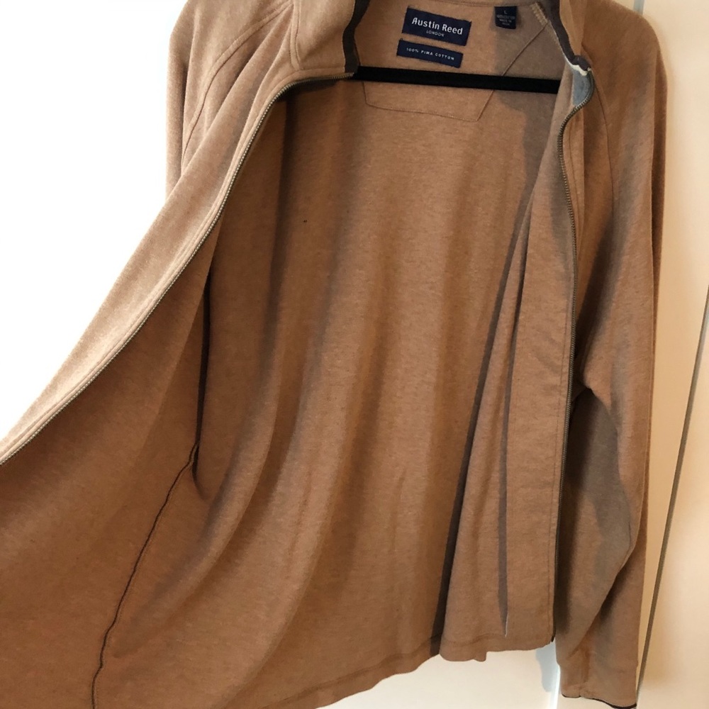 Austin Reed Pima Cotton Zip Up - Picture 5 of 7